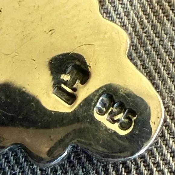 Red Coral Sterling Silver Cluster Statement Ring Large Bohemian Cocktail Ring - Picture 5 of 6